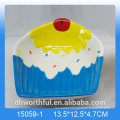 Icecream shape ceramic plates candy plates for kitchen